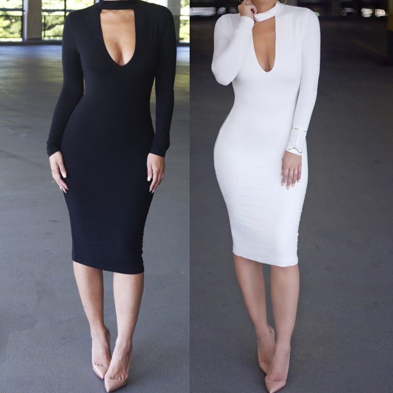 Women-White-Bandage-Dress-Sexy-Club-Dress-2015-Long-Sleeve-Black-Party-Dresses-Warm-Winter-Bodycon