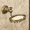 Free Shipping Wholesale And Retail European Style Wall Mounted Antique Brass Soap Holder Bathroom Soap Dish