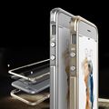 Aluminum Metal Bumper Frame PC Clear Back Case Cover for iPhone 6s 6S Plus