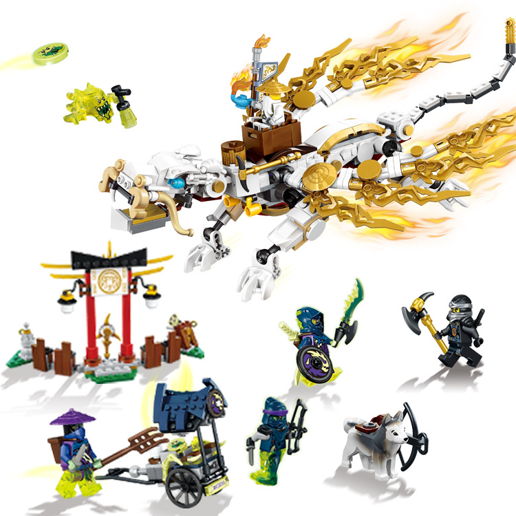 Ninjago Marvel Ninja Building Blocks 10397 Action Figure Model Kits Brick Toys Minifigures Ninjagoed Compatible Legoe magformers