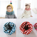 Sweet Baby Girls Boys Toddler Infant Polka Dot O Ring Scarf Kids Child Winter Soft Collar