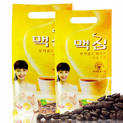 coffee maxim Quality goods imported South Korea mocha instant article 1200 grams wholesale promotion new 2015