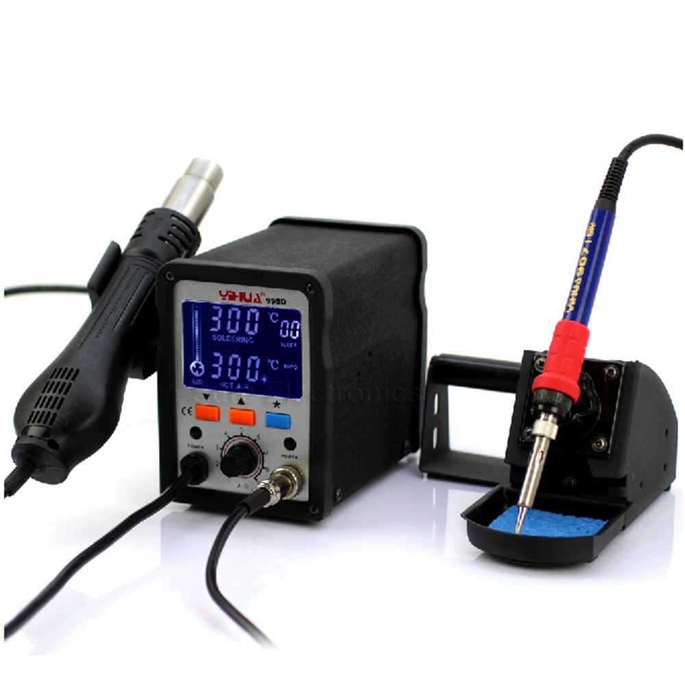 YIHUA 995D 110V SMD Rework Soldering Station DE Soudage Dessoudage A