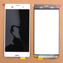 LCD Display Touch Screen Digitizer Mobile Phone LCDs Assembly Replacement Parts For Sony Xperia Z3 L55T D6603 By DHL White