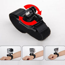 Gopro Accessories 360 Degrees Armlet Wrist Band Arm Shell Strap with Go pro Adapter Mount For GoPro Hero4 3+ 3 xiaomi yi sj4000