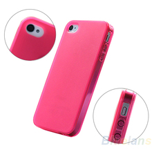 Soft Silicone TPU Matte Case Cover Protector for Apple iPhone 4 4S 4G iPhone4g Mobile Phone