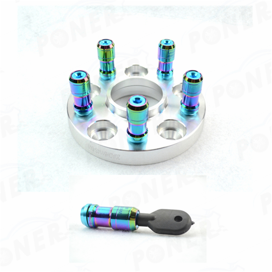 L=45mm Neo Chrome password JDM Racing IRON Wheel l...