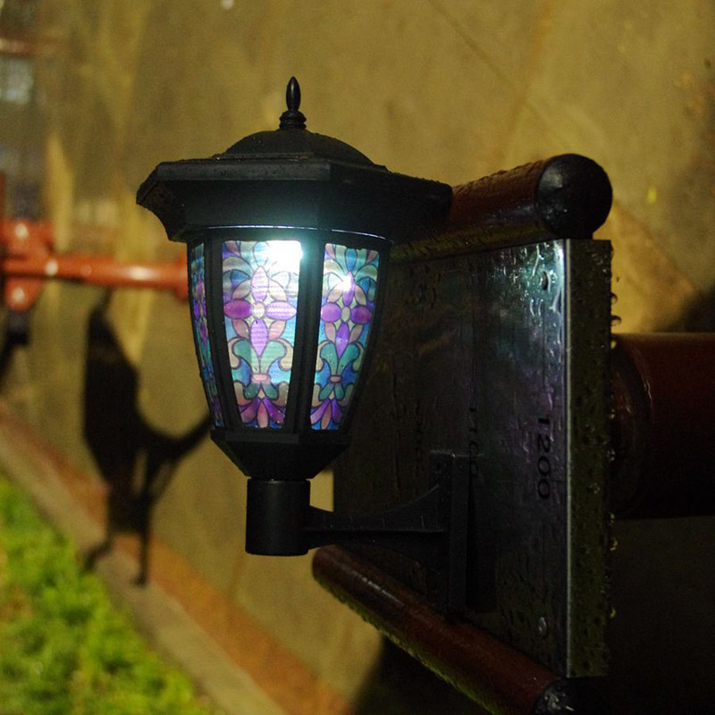 Compra luminarias de luz solar online al por mayor de china ... Decoración Patio interior Lamps