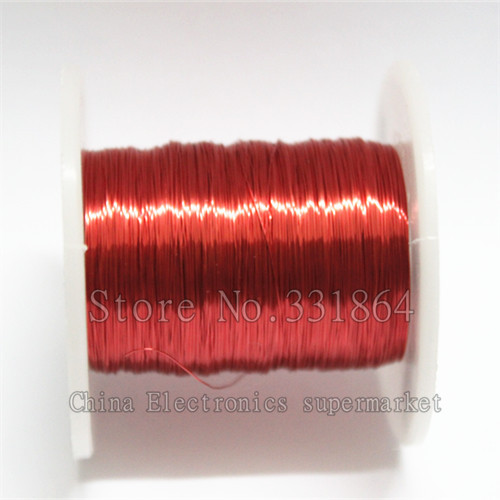 100m Red Magnet Wire 0 2mm Enameled Copper wire Magnetic Coil Winding