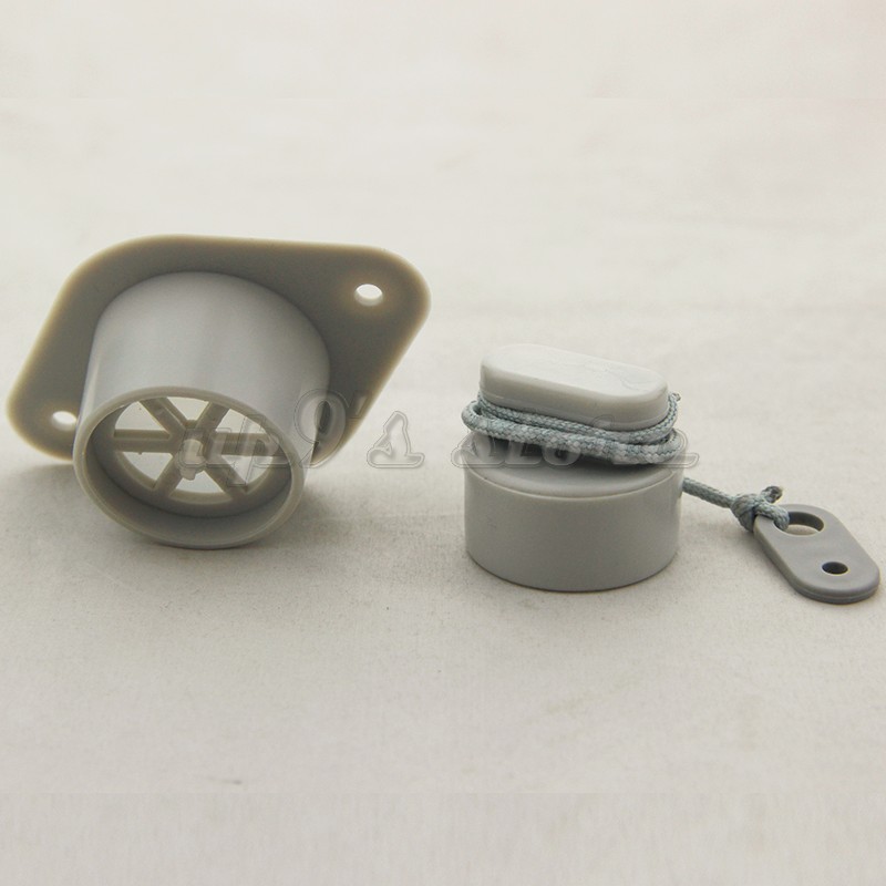 New Grey PVC Scupper Plug Boat Drain Valve Cap For Kayak Inflatable