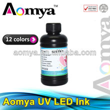 print on everything Aomya ink 12x100ml Real UV ink , UV LED Ink,text ink