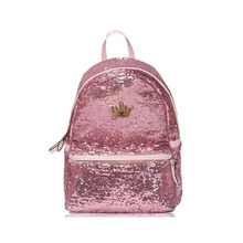 4 Colors High Quality Leather Women’s Sequin Backpack Girl Schoolbag Tote Bag Women Travel Bags Student Bag Wholesale