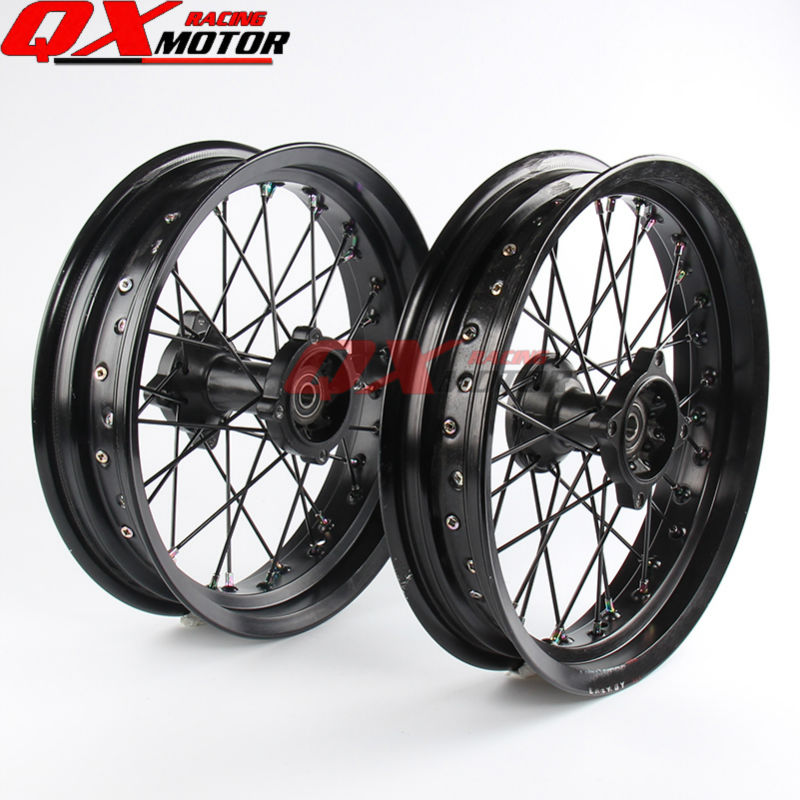 14" Inch Dirt Pit bike Off Road Front Rear Wheels Set 2.50 14"3.00 14