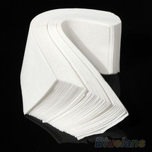 100 pcs Hair Removal Depilatory paper Nonwoven Epilator Wax Strip Paper Roll Waxing 02KA 4BVF