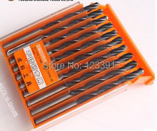 10 unids/set 1 * 34 mm decoración del hogar HSS 9431 de Metal giro de perforación broca HSS Straight caña para hierro madera aluminio plástico