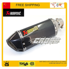 Universal akrapovic exhaust motorcycle exhaust pipe motorbike muffler tubo escape moto accessories