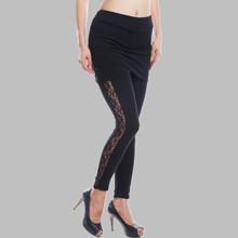 Áries Exclusive New chegou Extra grande tamanho 106 cm prolongado longo Leggings para mulheres altas com saia Sexxing Lace alta Hot