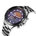 2015 Men Full Steel Sports Watch 30M Waterproof Quartz Digital Watch LED Military Watches Solar Powered