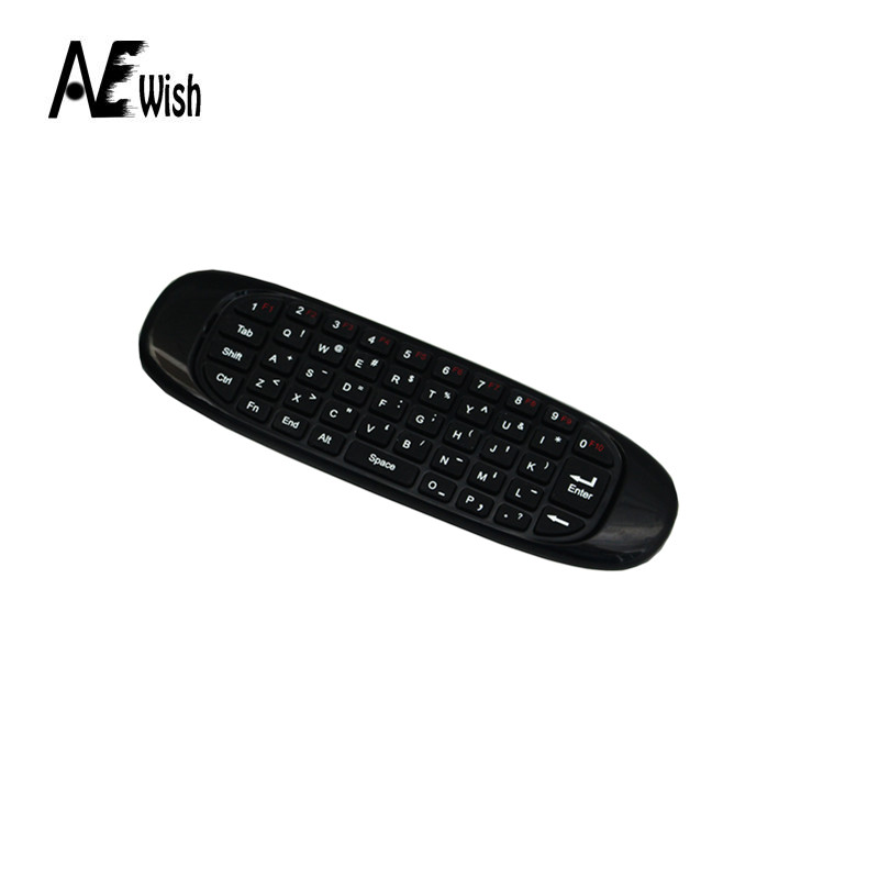Anewish 2.4GHz G Mouse II/C120 Air Mouse T10 Rechargeable Wireless GYRO Air Fly Mouse Keyboard for Android TV Box Computer