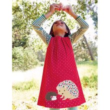 England style girls dresses cute animal pattern flannelette children clothing sleeveless vest dress brand kids clothes
