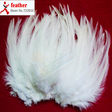 200Pcs/lot White rooster feather 4-6 Inches(10-15cm) clothing jewelry hat christmasholiday decorative