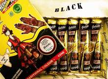 4pcs/lot black henna Cones tatoo tube natural indian temporary tattoos tatouage women & men Mehndi Body Art Painting