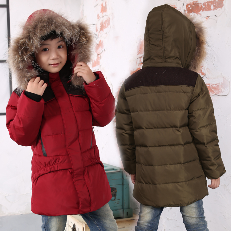 2014 new children's clothing children's jackets Small Medium Large boy jacket and long sections Korean version of the thick coll