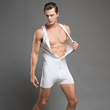Sexy low-waist male man boxer panties bodysuit clothing underwear male clothes
