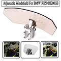 Motorcycle Variable Spoiler Windscreen Bolt On Airflow Adjustable Windshield For BMW R1150 R1200GS All Windshield Models