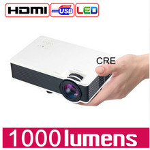 2016 brand CRE X1600 mini projector Home Theater Video LCD Tv cinema piCO HDMI Portable fULi hD 1080P LED Proyector beamer