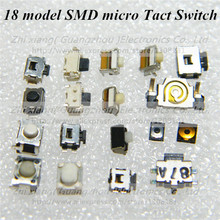 18 модель / 180 шт. SMD микро-переключатель сторона переключатель широко используется для MP3 MP4 MP5 планшет пк смартфон объем выключатель