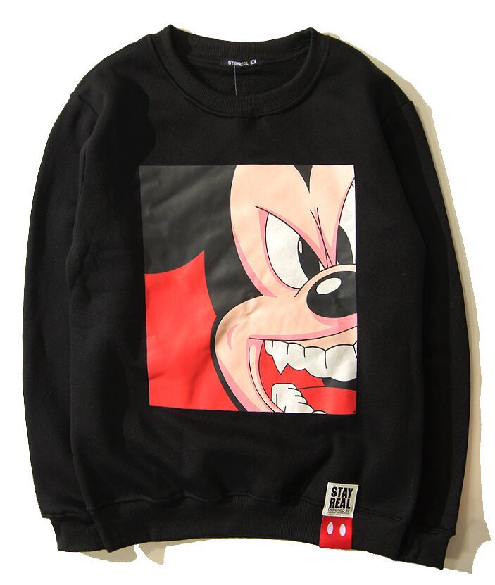 angry mickey mouse hoodie