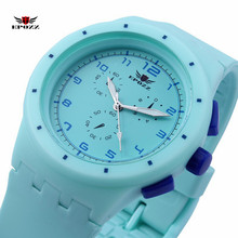 EPOZZ Ladies Swimming Silicone Sports Watch Girl Quartz Analog Clock Waterproof reloj mujer relogio feminino montre