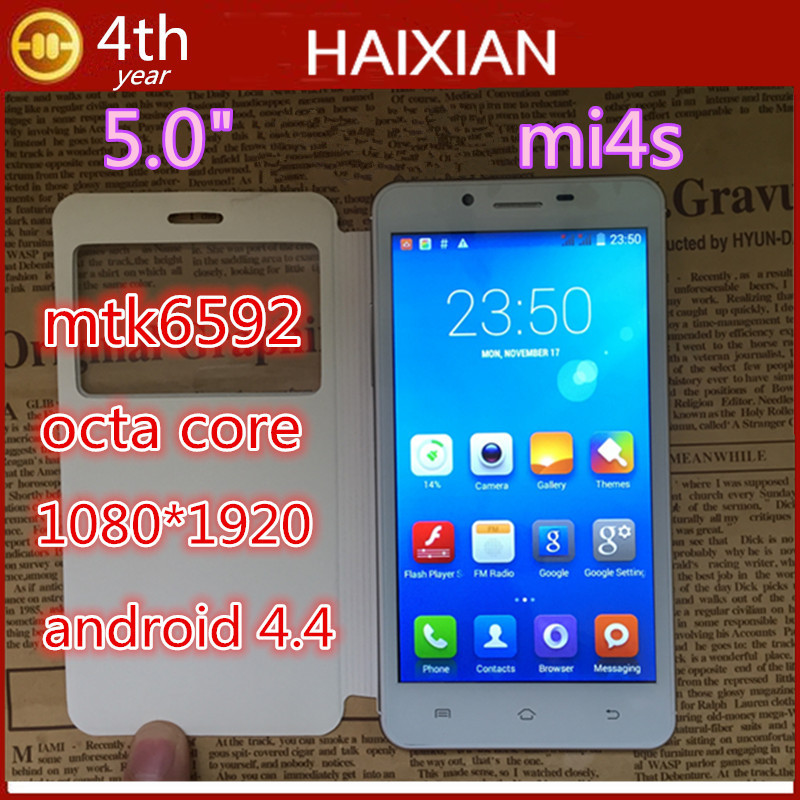 5 0 inch HX Mi4s Octa Core cell phone 2GB RAM 16GB ROM 3G WCDMA 13