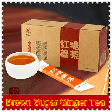180g 15 Small Bags Green Chinese Coffee High Quality Brown Sugar Ginger Tea Quick Weight Loss