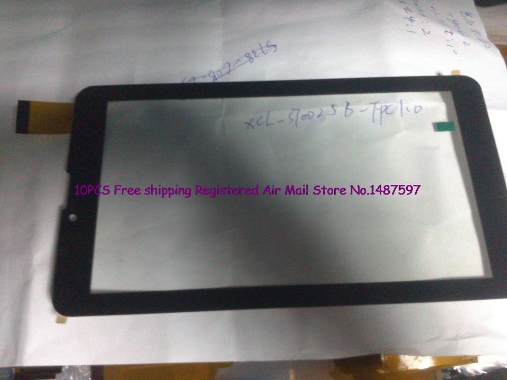 10pcs/Lot Free shipping 7 inch Tablet PC XCL-S70025B-FPC1.0 touch screen handwriting screen capacitive screen external screen