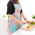 Korean Fashion Kitchen Waterproof Apron Lovely Flowers Housewife Oil Proof Aprons Kitchen Accessories Delantal Cocina CF002