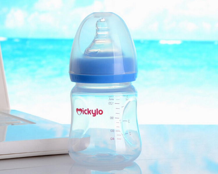 140ML PP Drinking Nursing Bottle Wide Mouth Plastic Baby Feeding Bottle Arc Type Mamaderas High Tempetrature Resistance (7)