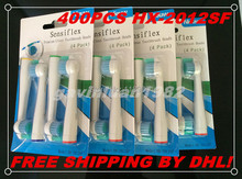 400pcs x toothbrush heads for Philips Sonicare Sensiflex HX-2012SF/HX1600 electric toothbrush(1pack=4pcs),Free DHL shipping