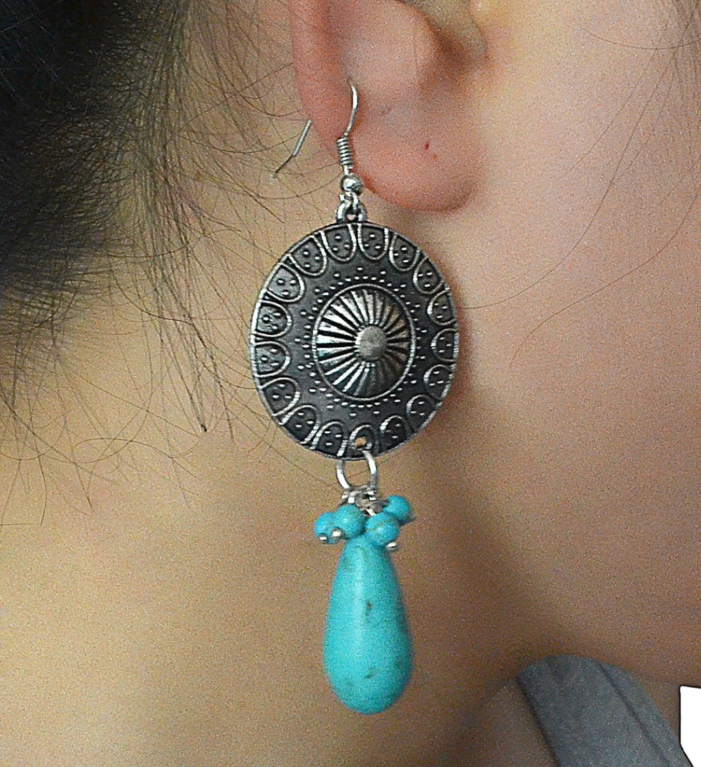 pendientes etnicos largos