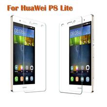 9H Arc Tempered Glass For huawei P8 lite Screen Protector Oleophobic Coating Explosion Proof Protective Film