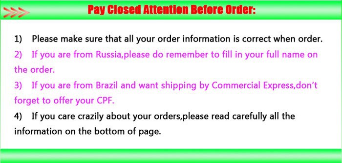 Pay Closed Attention Before Order