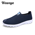 Weweya 2017 Summer Casual Men Shoe Breathable Krasovki Men Male Loafers Shoes Slip On Mens krasovki