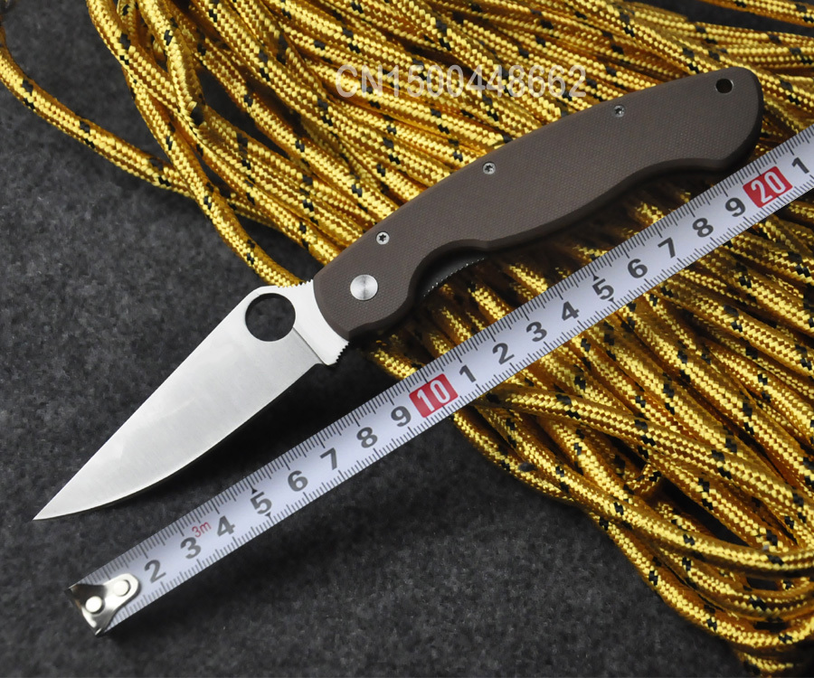 SCR36 Folding Knife CTS 204P Blade G10 Handle Camping tactical knife Outdoor Multi Tools Knives High