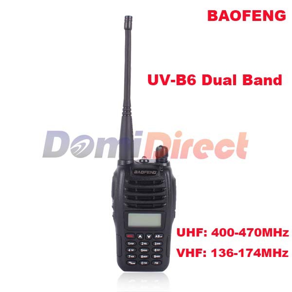  Baofeng uv-b6     136 - 174 400 - 470  UHF 5       Baofeng  B6
