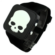 Electronic 2016 New Sports Watches LED Watch Digital Watch Fashion Quartz Men Wristwatches Backlight Skull Relogio Masculino