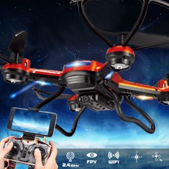 2.4G WIFI FPV Real Time Transmission Quad copter 2MP HD Camera Flying Quadcopter Professional Mini Drones RC Helicopter Seekers