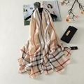 2016 New Design Luxury Brand Solid Real Pure Silk Summer Wrinkle plaid Scarf Women Elegant Shawl