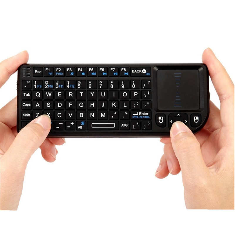 2016 Newest 3 in 1 mini X1 Handheld 2.4G RF Wireless Keyboard Qwerty with Touchpad Mouse For PC Notebook Smart Google TV Box