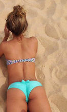 Women Sexy Brazilian Cheeky Bottom Bikini Thong Ruched Briefs Panties Underwear Beach Swimwears